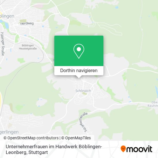 Unternehmerfrauen im Handwerk Böblingen-Leonberg Karte