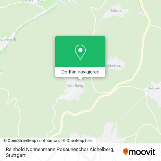 Reinhold Nonnenmann Posaunenchor Aichelberg Karte