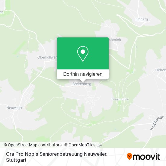 Ora Pro Nobis Seniorenbetreuung Neuweiler Karte