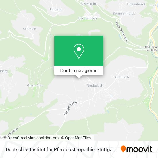 Deutsches Institut für Pferdeosteopathie Karte
