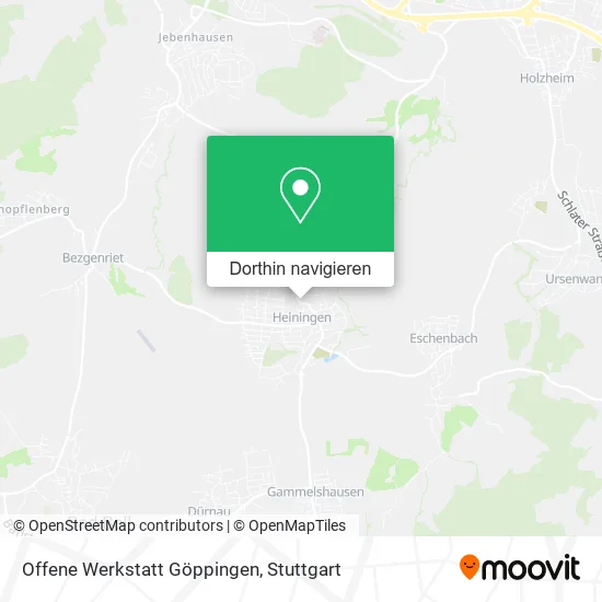 Offene Werkstatt Göppingen Karte