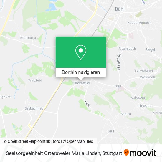 Seelsorgeeinheit Ottersweier Maria Linden Karte