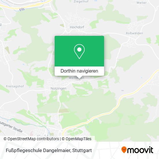 Fußpflegeschule Dangelmaier Karte