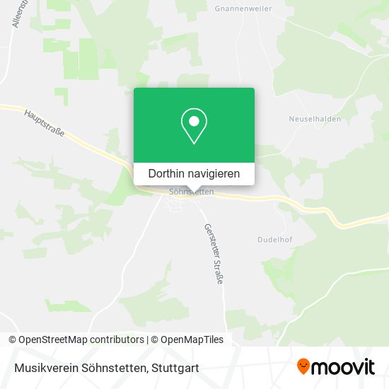 Musikverein Söhnstetten Karte