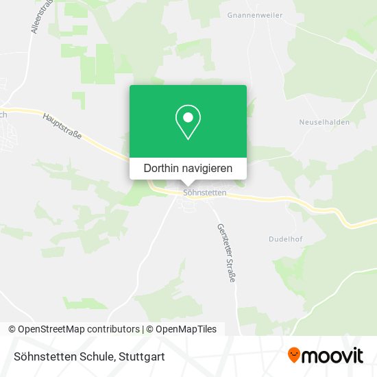 Söhnstetten Schule Karte