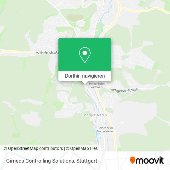 Gimecs Controlling Solutions Karte