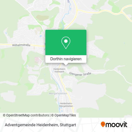 Adventgemeinde Heidenheim Karte