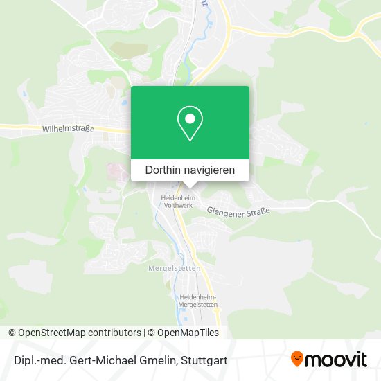 Dipl.-med. Gert-Michael Gmelin Karte