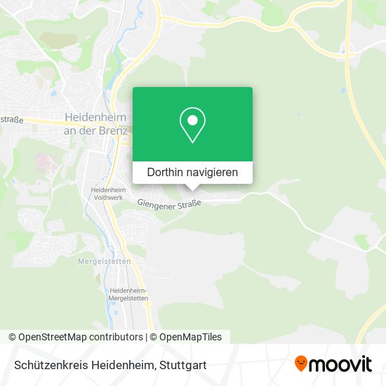 Schützenkreis Heidenheim Karte