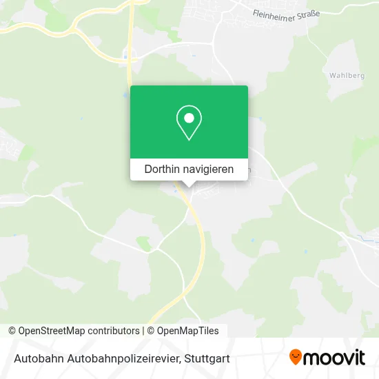 Autobahn Autobahnpolizeirevier Karte