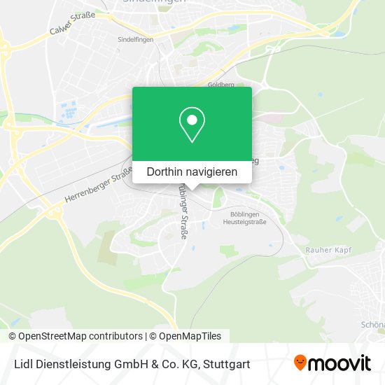 Lidl Dienstleistung GmbH & Co. KG Karte