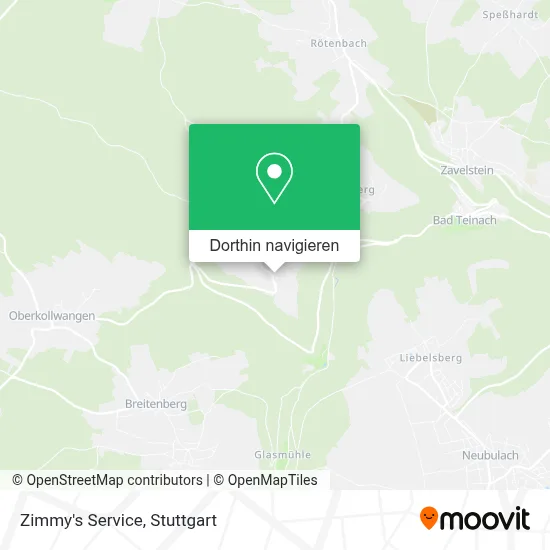 Zimmy's Service Karte