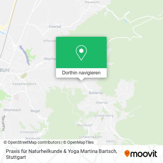 Praxis für Naturheilkunde & Yoga Martina Bartsch Karte