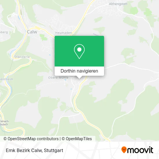 Emk Bezirk Calw Karte