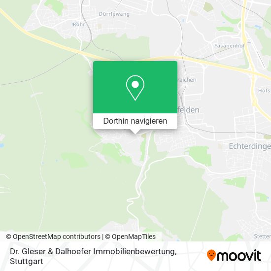 Dr. Gleser & Dalhoefer Immobilienbewertung Karte