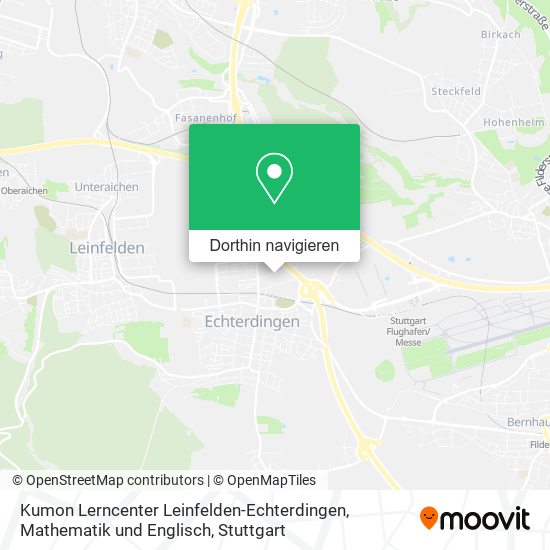 Kumon Lerncenter Leinfelden-Echterdingen, Mathematik und Englisch Karte