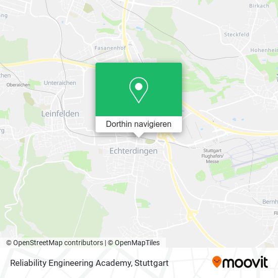 Reliability Engineering Academy Karte