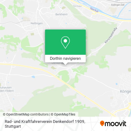 Rad- und Kraftfahrerverein Denkendorf 1909 Karte