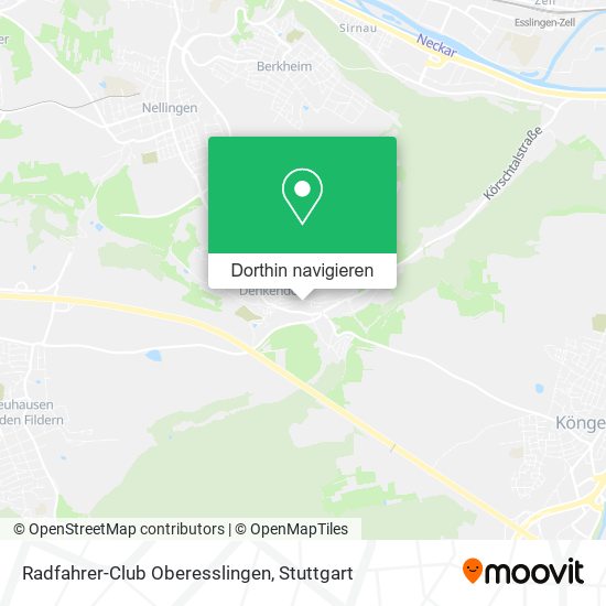 Radfahrer-Club Oberesslingen Karte