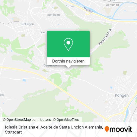 Iglesia Cristiana el Aceite de Santa Uncion Alemania Karte