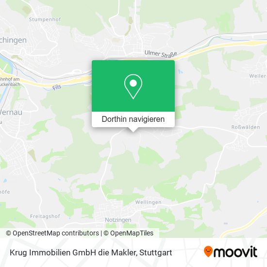 Krug Immobilien GmbH die Makler Karte