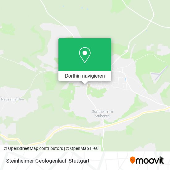 Steinheimer Geologenlauf Karte