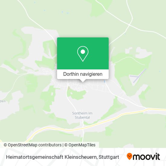 Heimatortsgemeinschaft Kleinscheuern Karte