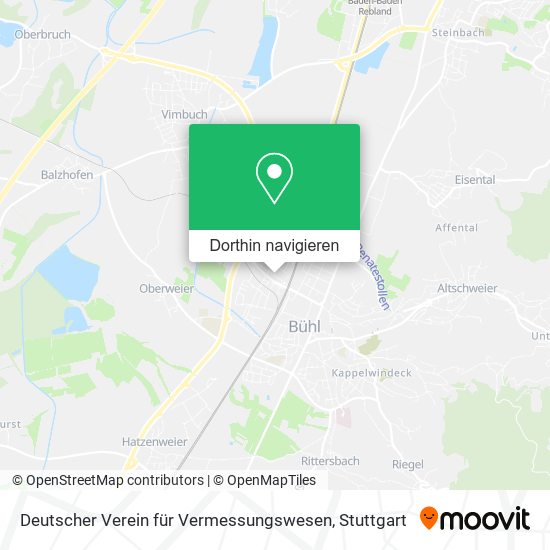 Deutscher Verein für Vermessungswesen Karte