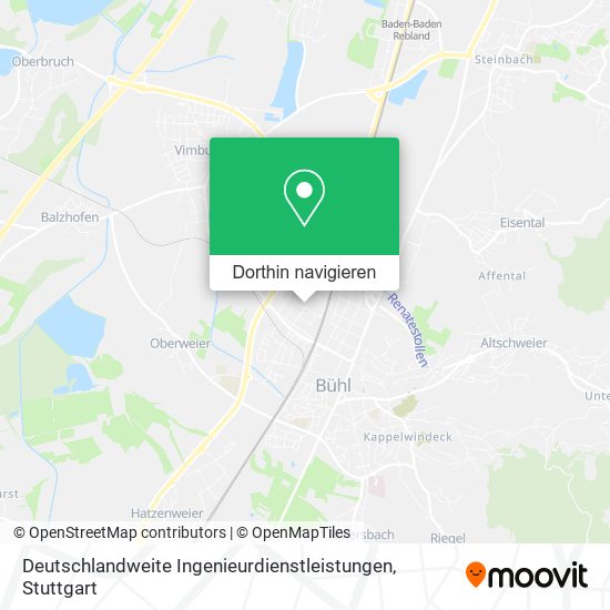 Deutschlandweite Ingenieurdienstleistungen Karte