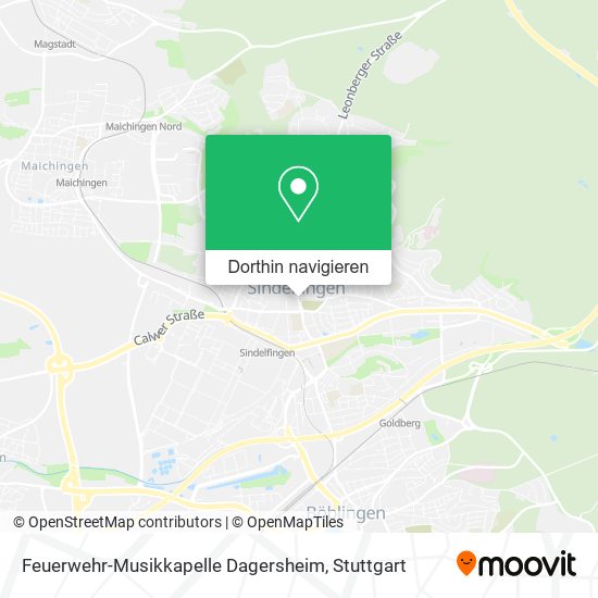 Feuerwehr-Musikkapelle Dagersheim Karte