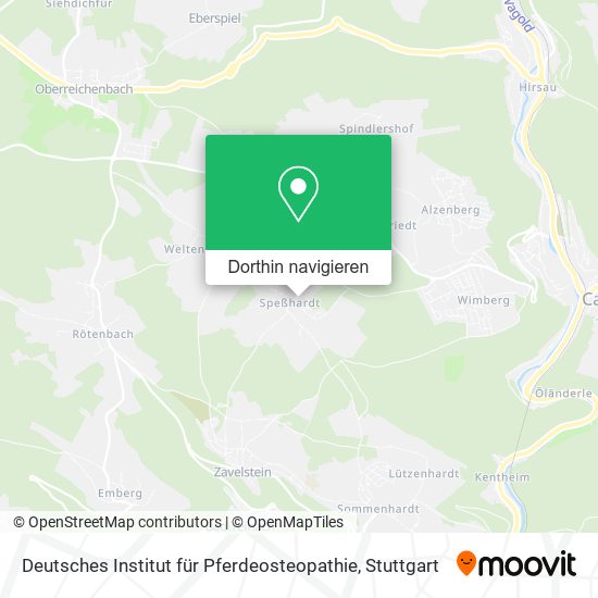 Deutsches Institut für Pferdeosteopathie Karte