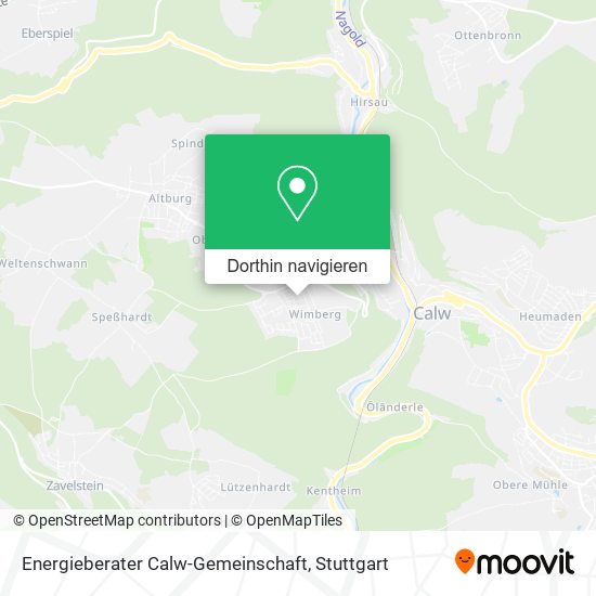 Energieberater Calw-Gemeinschaft Karte