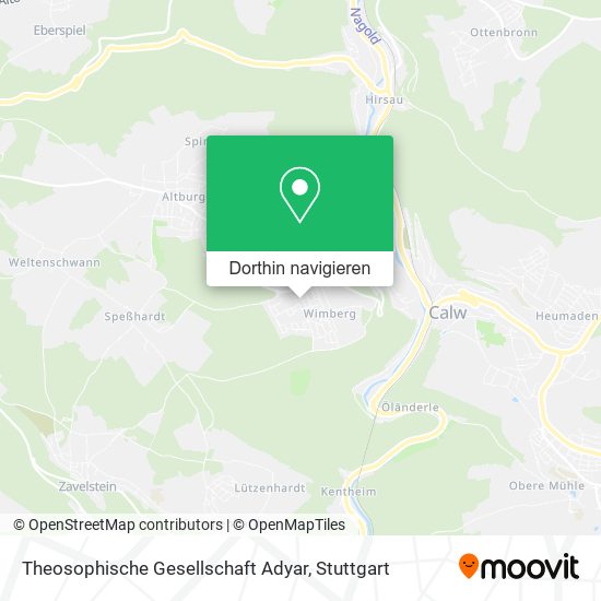 Theosophische Gesellschaft Adyar Karte