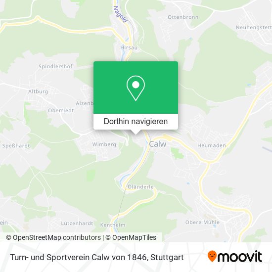 Turn- und Sportverein Calw von 1846 Karte