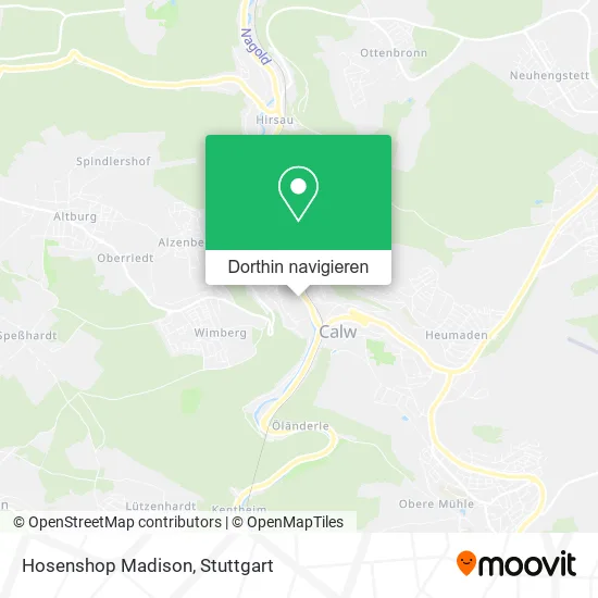 Hosenshop Madison Karte