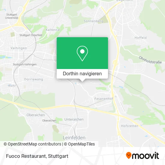 Fuoco Restaurant Karte