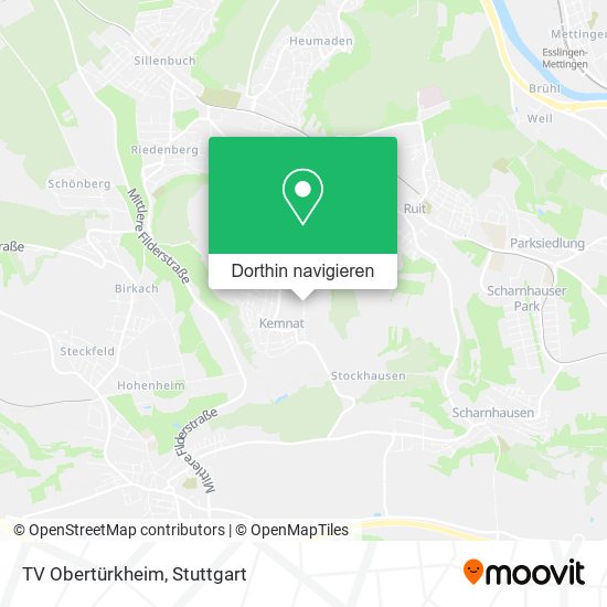 TV Obertürkheim Karte
