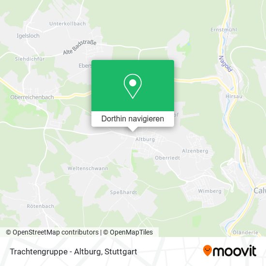 Trachtengruppe - Altburg Karte