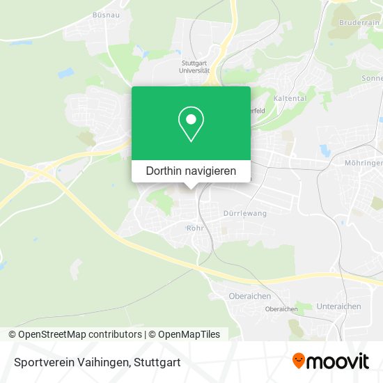 Sportverein Vaihingen Karte