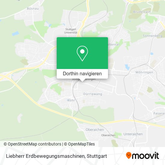 Liebherr Erdbewegungsmaschinen Karte