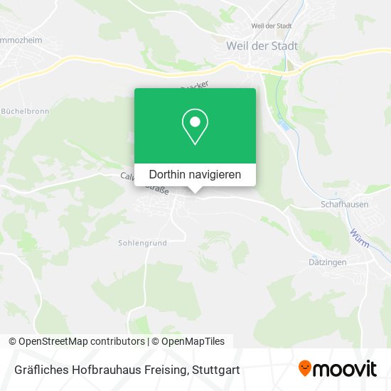 Gräfliches Hofbrauhaus Freising Karte