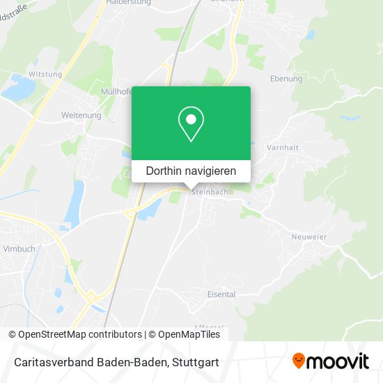 Caritasverband Baden-Baden Karte