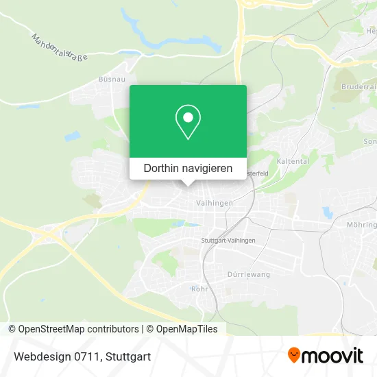 Webdesign 0711 Karte