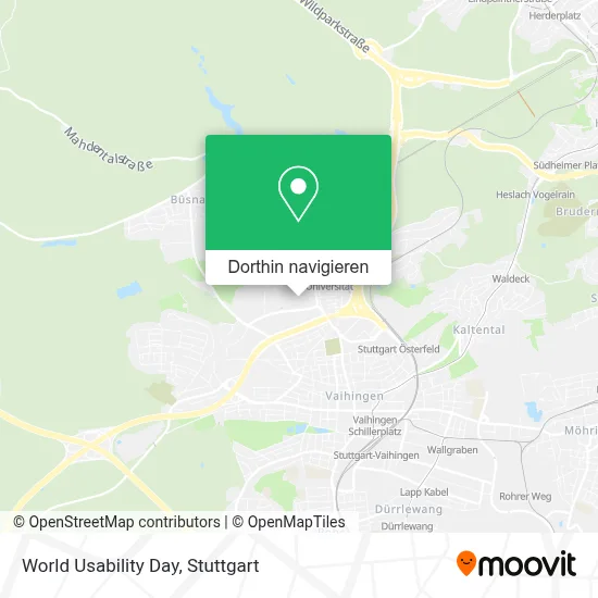 World Usability Day Karte