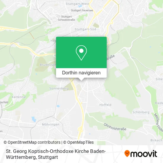 St. Georg Koptisch-Orthodoxe Kirche Baden-Württemberg Karte