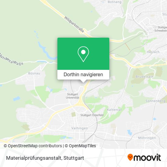Materialprüfungsanstalt Karte
