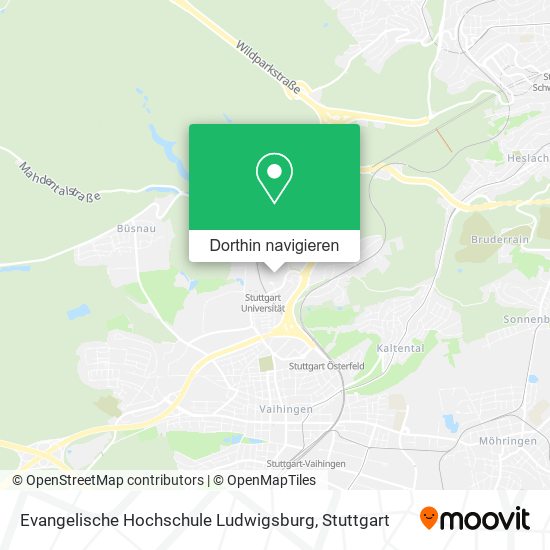 Evangelische Hochschule Ludwigsburg Karte