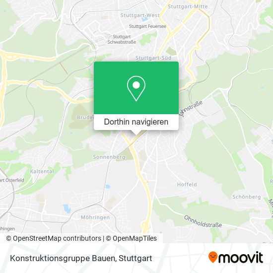 Konstruktionsgruppe Bauen Karte