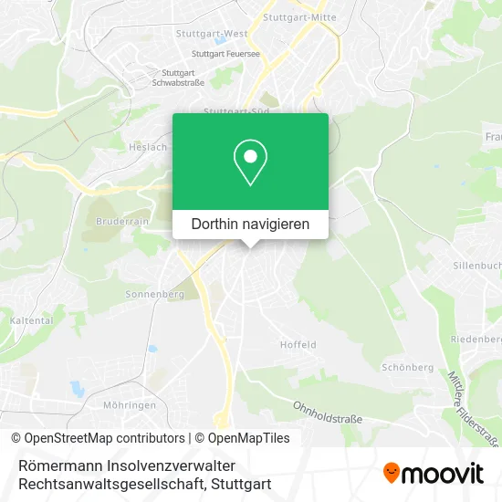 Römermann Insolvenzverwalter Rechtsanwaltsgesellschaft Karte