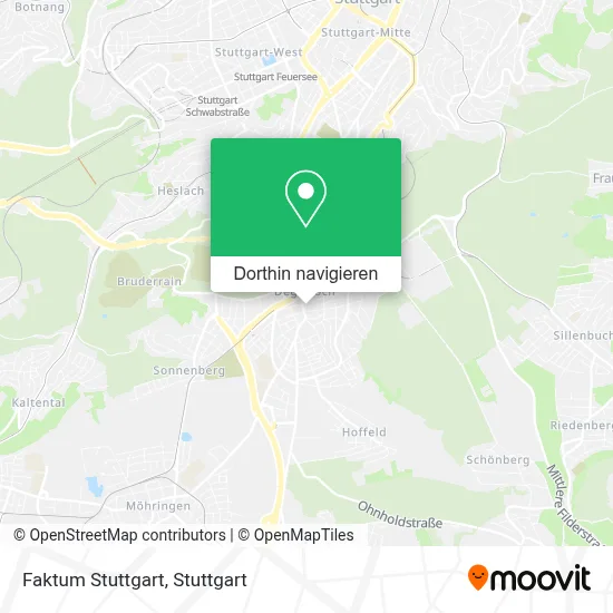 Faktum Stuttgart Karte
